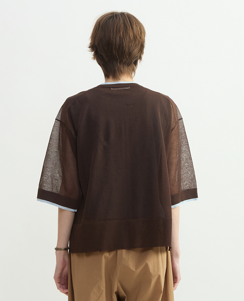 LOSEYクロップドプルオーバー 詳細画像 ブラウン 4