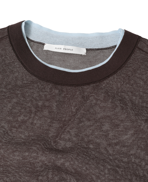 LOSEYクロップドプルオーバー 詳細画像 ブラウン 6