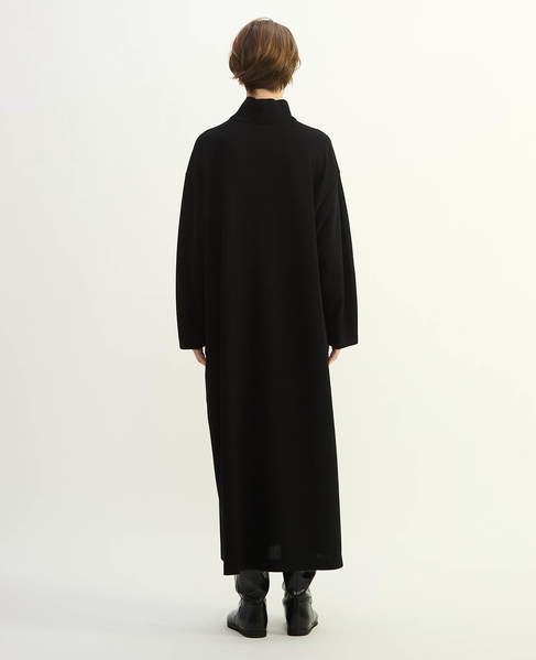 ウールミニワッフルハーフジップドレス 詳細画像 ブラック 10
