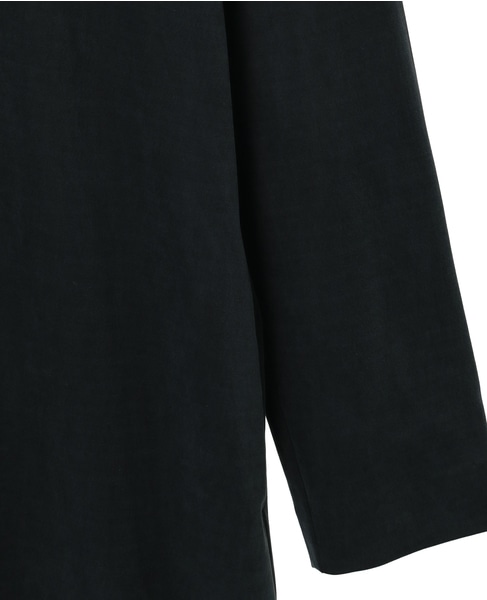 キュプラジャージストレートロングワンピース 詳細画像 ブラック 5