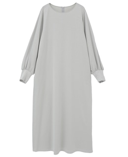 テンセルコットンスウェットロングワンピース