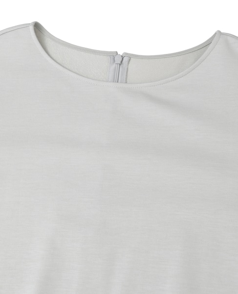 テンセルコットンスウェットロングワンピース 詳細画像 ライトグレー 3