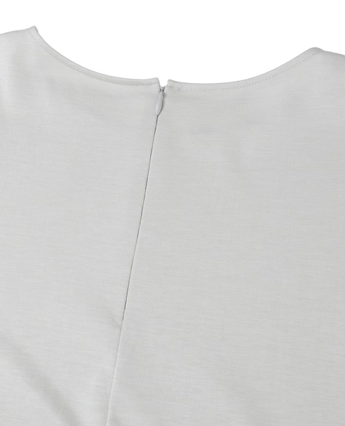 テンセルコットンスウェットロングワンピース 詳細画像 ライトグレー 4