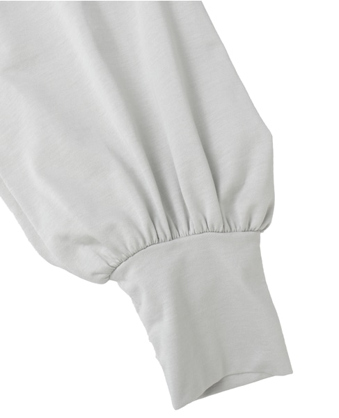 テンセルコットンスウェットロングワンピース 詳細画像 ライトグレー 5