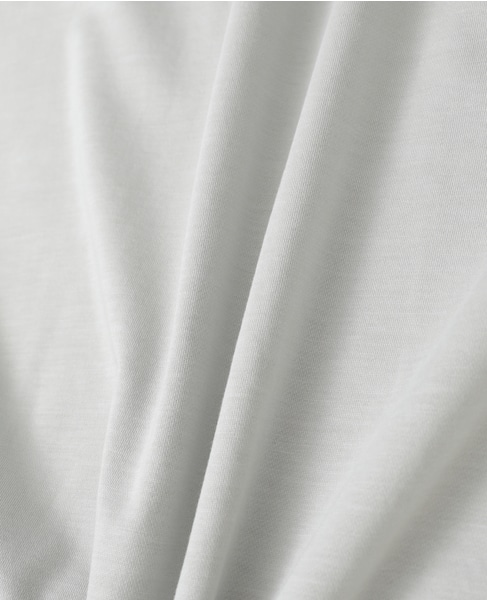 テンセルコットンスウェットロングワンピース 詳細画像 ライトグレー 8