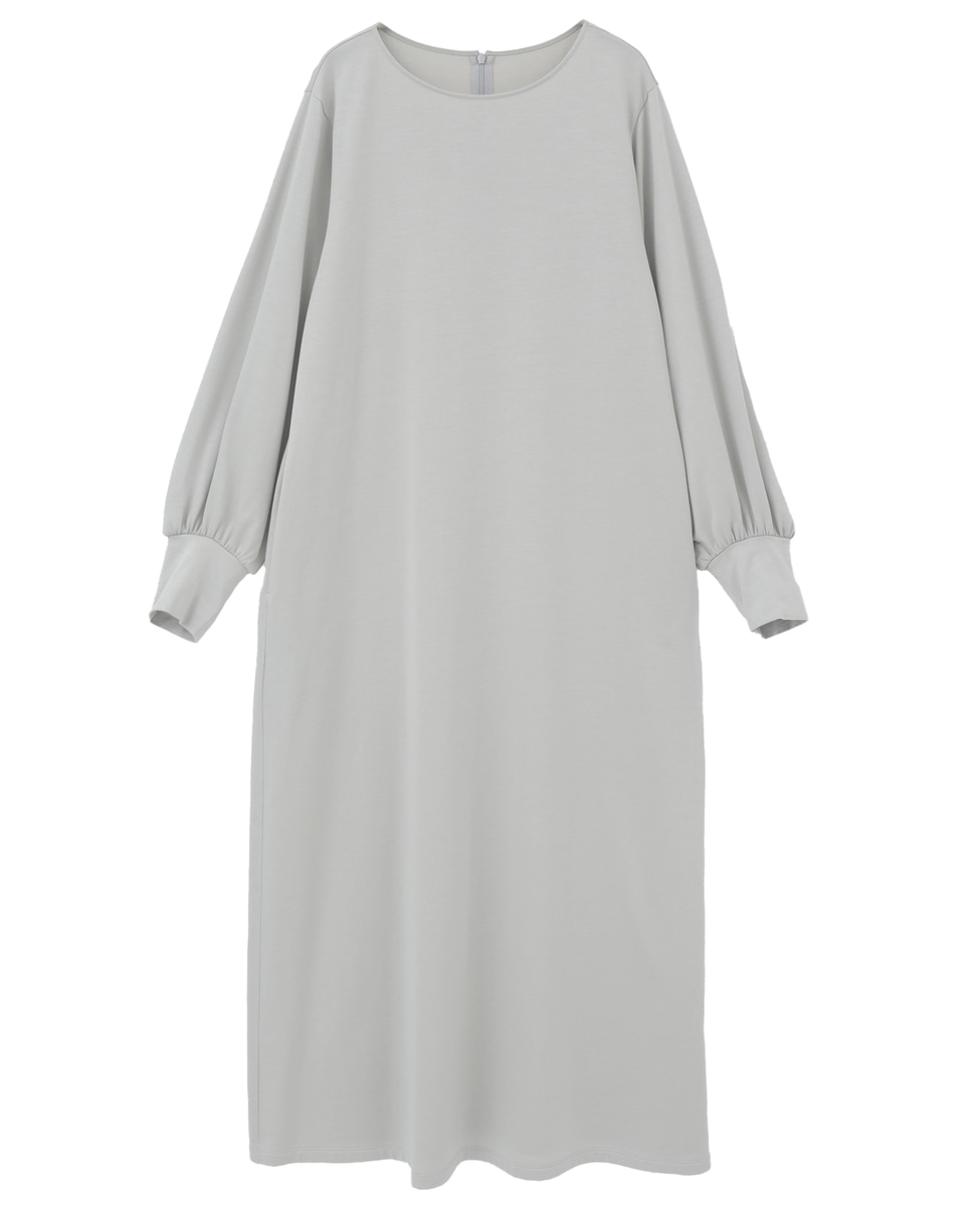 テンセルコットンスウェットロングワンピース｜PLAIN PEOPLE（プレイン