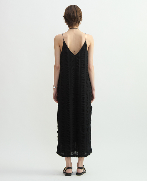 ストライプカットJQキャミソールドレス 詳細画像 ブラック 11