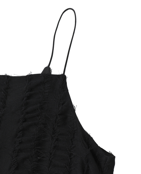 ストライプカットJQキャミソールドレス 詳細画像 ブラック 4