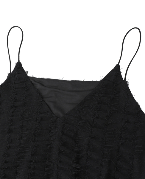 ストライプカットJQキャミソールドレス 詳細画像 ブラック 7