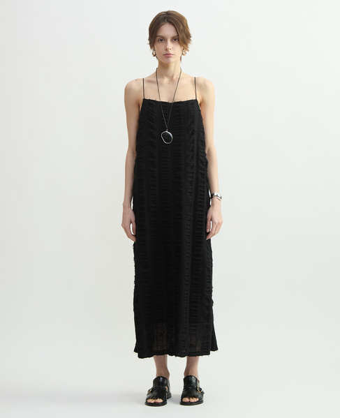 ストライプカットJQキャミソールドレス 詳細画像 ブラック 9