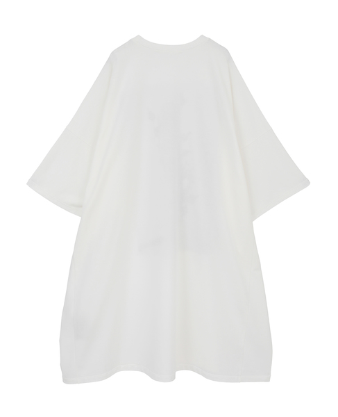 サイロコンパクトインレーフォトプリントワンピース 詳細画像 ホワイト 2