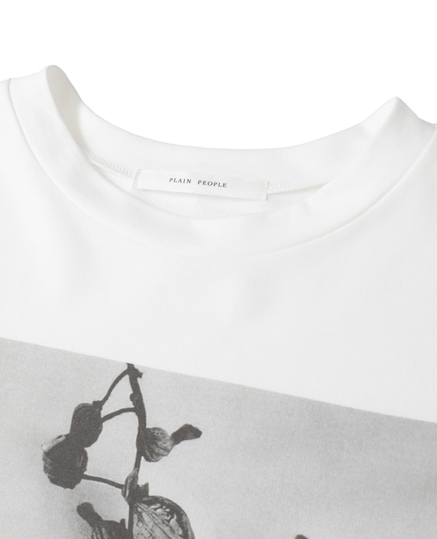 サイロコンパクトインレーフォトプリントワンピース 詳細画像 ホワイト 3