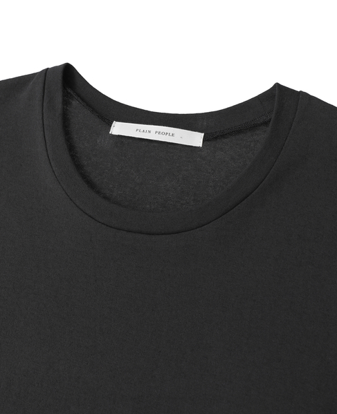 スーピマヘンプジャージーハーフスリーブワンピース 詳細画像 グレー 3