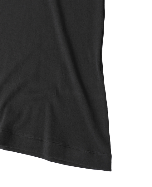 スーピマヘンプジャージーハーフスリーブワンピース 詳細画像 グレー 5