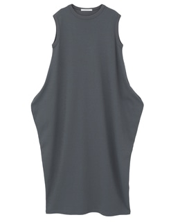 強撚スムースアシンメトリーワンピース