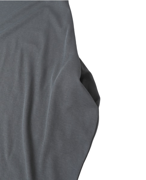 強撚スムースアシンメトリーワンピース 詳細画像 グレー 5