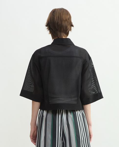 メッシュジャージシャツジャケット 詳細画像 ブラック 3