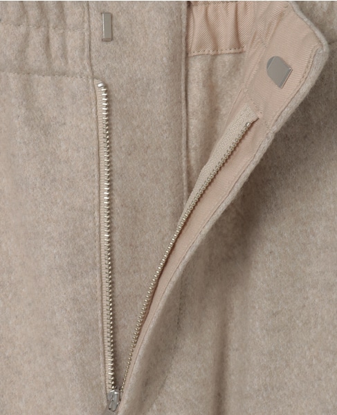 マットフィニッシュウールジャージカーゴパンツ 詳細画像 オフホワイト 5