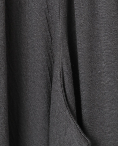 スーピマカシミヤダブルガーゼフレアパンツ 詳細画像 グレー 7