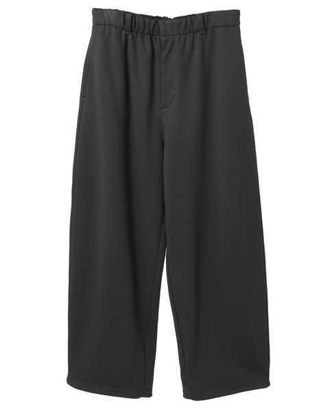 ソフト裏毛スウェットスラックスパンツ 詳細画像 チャコールグレー 1