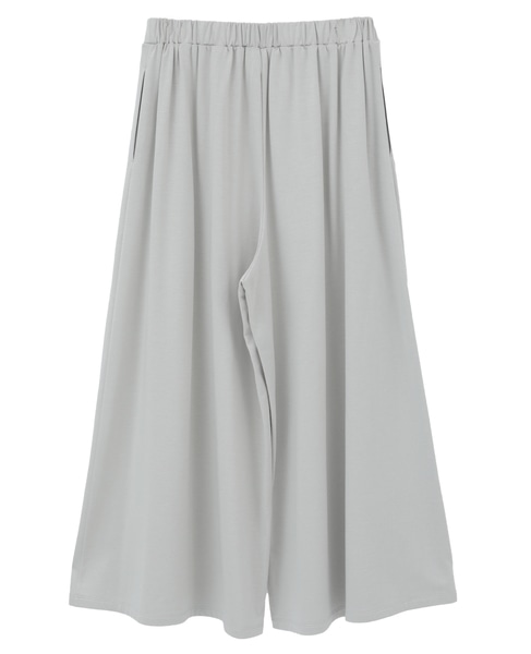 テンセルコットンスウェットフレアパンツ 詳細画像 ライトグレー 2