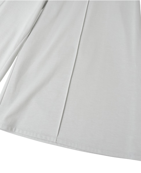 テンセルコットンスウェットフレアパンツ 詳細画像 ライトグレー 5