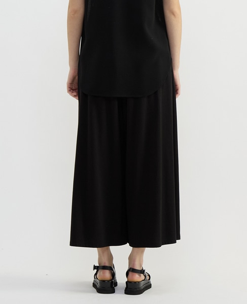 テンセルコットンスウェットフレアパンツ 詳細画像 ブラック 4