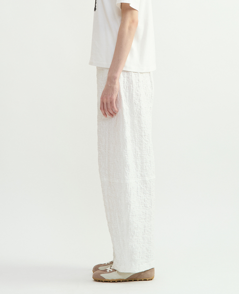 ラッセルジャカードカーブパンツ 詳細画像 ホワイト 3