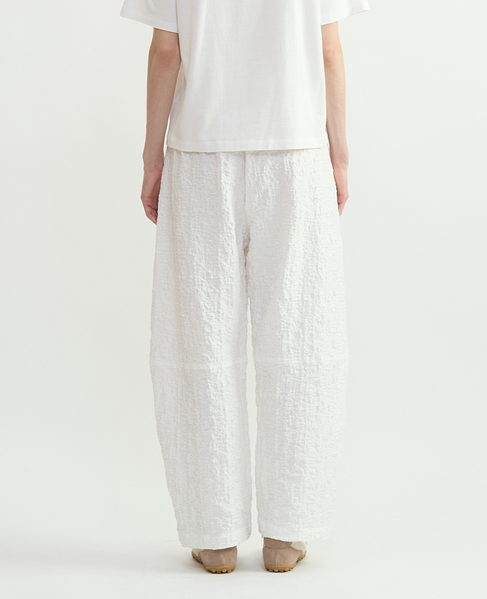 ラッセルジャカードカーブパンツ 詳細画像 ホワイト 4