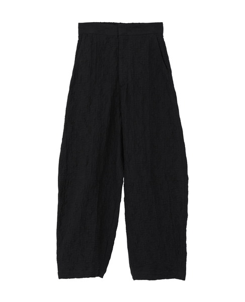 ラッセルジャカードカーブパンツ 詳細画像 ブラック 1