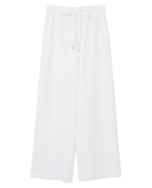 コットンナイロンダブルスウェットパンツ 詳細画像 ホワイト 1