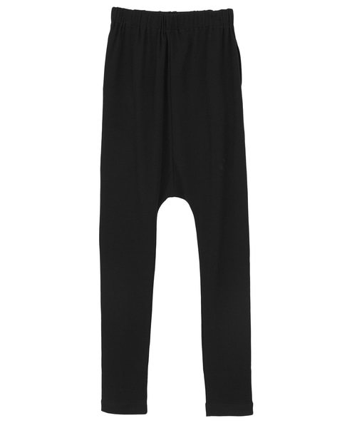 強撚スムースサルエルパンツ 詳細画像 ブラック 2