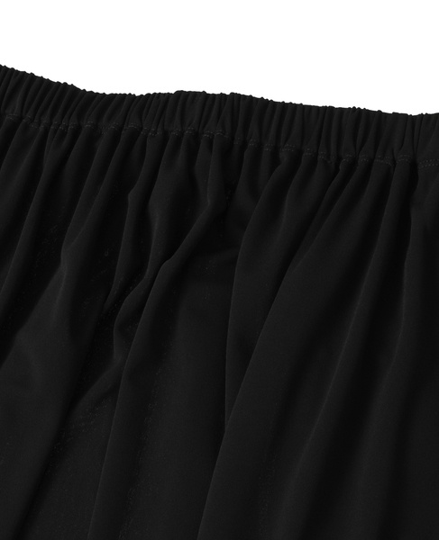 トリアセテートドライポンチレギンスパンツ 詳細画像 ブラック 3