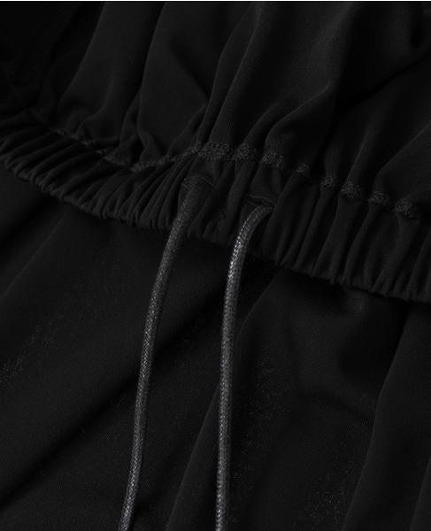 トリアセテートドライポンチレギンスパンツ 詳細画像 ブラック 9