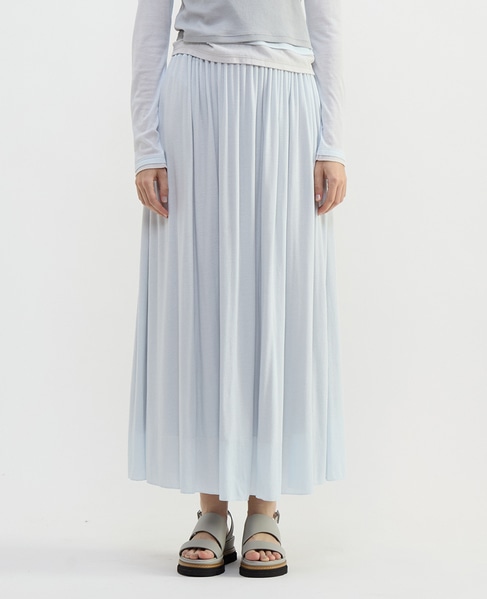 シア―ハイツイストフライスギャザースカート 詳細画像 サックス 2