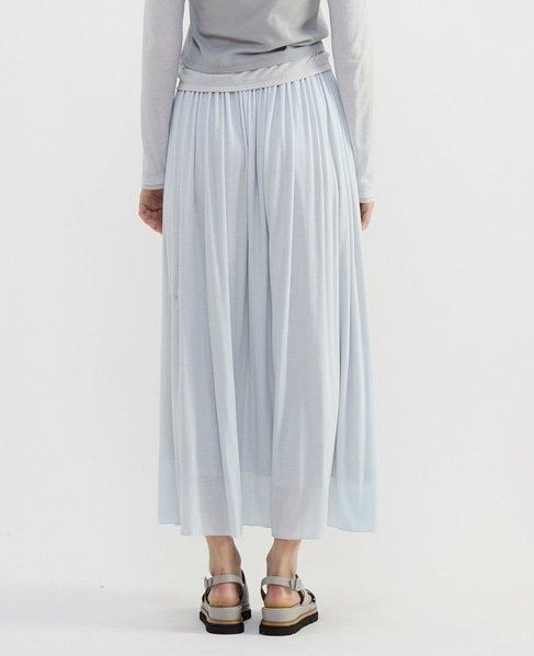 シア―ハイツイストフライスギャザースカート 詳細画像 サックス 4