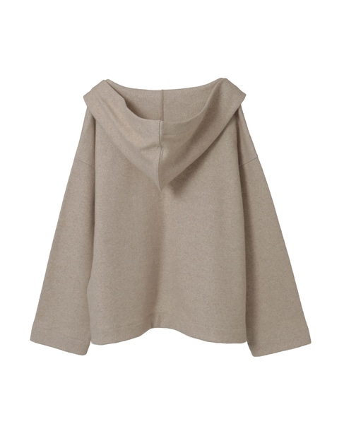 マットフィニッシュウールジャージフーディ 詳細画像 オフホワイト 2