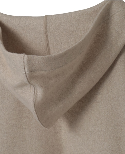 マットフィニッシュウールジャージフーディ 詳細画像 オフホワイト 4