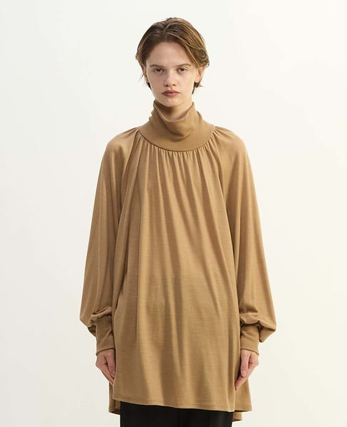 バンデーラ天竺ギャザーチュニック 詳細画像 ベージュ 6