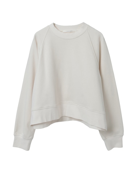 ソフト裏毛スウェットシャツ 詳細画像 アイボリー 1