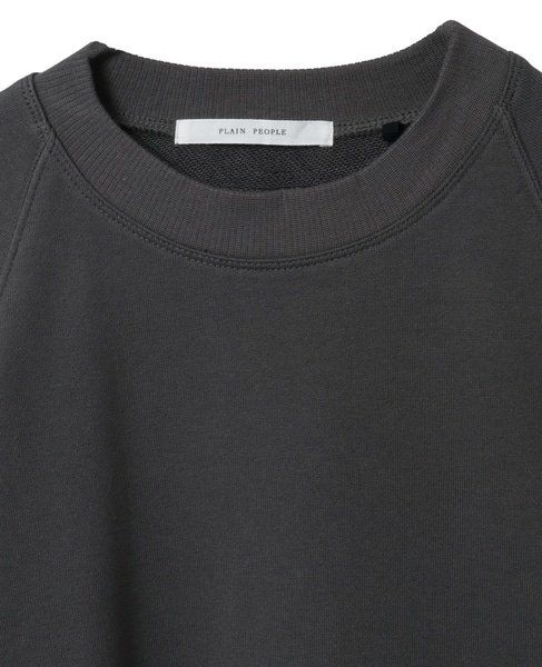 ソフト裏毛スウェットシャツ 詳細画像 チャコールグレー 3