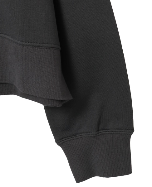 ソフト裏毛スウェットシャツ 詳細画像 チャコールグレー 4