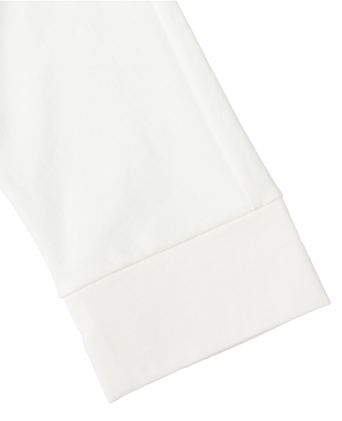 フォトプリントドルマンスリーブロングT-シャツ 詳細画像 ホワイト&times;ブラック 12