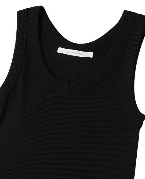 ギザコットンタンクトップ 詳細画像 ブラック 3
