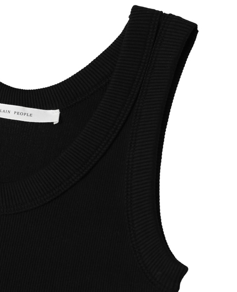ギザコットンタンクトップ 詳細画像 ブラック 4