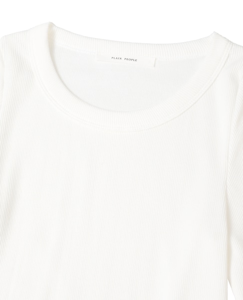 ギザコットンロングスリーブ Tシャツ 詳細画像 ホワイト 3