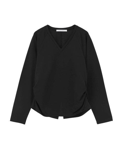 テンセルコットンスウェットウエストタックプルオーバー 詳細画像 ブラック 1