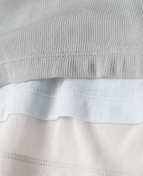 シア―ハイツイストフライスレイヤードトップス 詳細画像 サックス 10