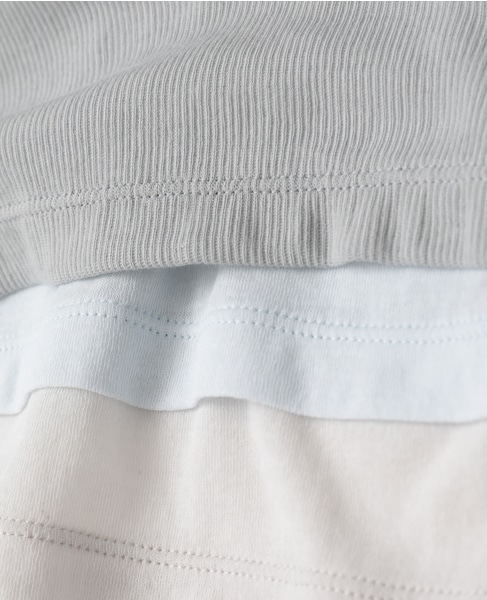 シア―ハイツイストフライスレイヤードトップス 詳細画像 サックス 7