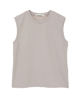 ムラ糸アーサー天竺/SUVINノースリーブTシャツ